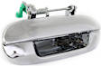 Rear, Passenger Side Exterior Door Handle, Chrome, Without Key Hole, 2-Screw Mount Type