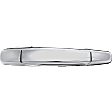 Rear, Passenger Side Chrome Exterior Door Handle, Without Key Hole