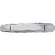 Rear, Driver Side Chrome Exterior Door Handle, Without Key Hole