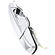 Rear, Driver Side Chrome Exterior Door Handle, Without Key Hole