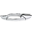Rear, Driver Side Chrome Exterior Door Handle, Without Key Hole