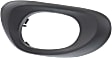 Rear, Passenger Side, Interior, Door Handle Trim, Plastic, Textured Black