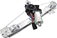 Rear, Passenger Side Power Window Regulator, With Motor