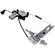 Rear, Passenger Side Power Window Regulator, With Motor
