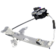 Rear, Passenger Side Power Window Regulator, With Motor