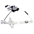 Rear, Passenger Side Power Window Regulator, With Motor