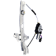 Rear, Driver Side Power Window Regulator, With Motor