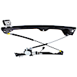 Rear, Passenger Side Window Regulator, Power, with Motor, Crew Cab Pickup, Except 2007 Classic Silverado/Sierra