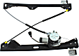 Rear, Driver Side Window Regulator, Power, with Motor, Crew Cab Pickup, Except 2007 Classic Silverado/Sierra