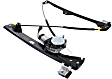 Rear, Driver Side Window Regulator, Power, with Motor, Crew Cab Pickup, Except 2007 Classic Silverado/Sierra