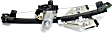 Rear, Passenger Side Power Window Regulator, With Motor