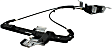 Rear, Passenger Side Power Window Regulator, With Motor
