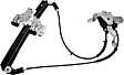 Rear, Passenger Side Power Window Regulator, With Motor