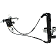 Rear, Driver Side Power Window Regulator, With Motor