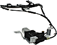 Rear, Driver Side Power Window Regulator, With Motor