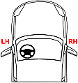 Rear, Driver Side Power Window Regulator, With Motor