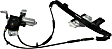 Rear, Driver Side Power Window Regulator, With Motor