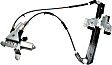 Rear, Driver Side Power Window Regulator, With Motor