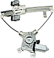 Rear, Driver Side Power Window Regulator, With Motor