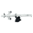 Rear, Passenger Side Power Window Regulator, With Motor