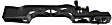 Rear, Driver Side, Exterior, Door Handle Trim, Primed