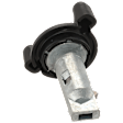 Ignition Lock Cylinder, with Keys, Steering Column Mounting Location