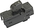 Rear, Driver or Passenger Side Window Switch, Black, 1-Button