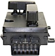 Driver Side Seat Switch, 8-Way, with Recliner, 12 Male Terminals, Blade Type