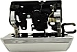 Tailgate Handle, Chrome, Plastic, Does Not Include Mounting Hardware, Mounted On Liftgate