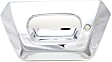 Tailgate Handle Bezel, Chrome Plastic Without Camera Hole With Key Hole