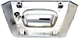 Tailgate Handle Bezel, Chrome Plastic Without Camera Hole With Key Hole