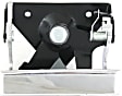 Tailgate Handle, Chrome Metal Without Camera Hole Without Key Hole