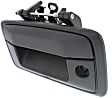 2014-2015 Chevrolet Silverado 1500 - Tailgate Handle, Textured Black Plastic With Camera Hole