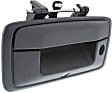 2014-2015 Chevrolet Silverado 1500 - Tailgate Handle, Textured Black Plastic With Camera Hole