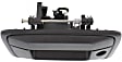 2014-2015 Chevrolet Silverado 1500 - Tailgate Handle, Textured Black Plastic With Camera Hole