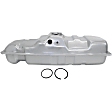 1997 Chevrolet K1500 Cheyenne - Galvanized Steel Fuel Tank,  25 Gallon, Front of Rear Axle, 6' or 8' Box, 48-1/2 x 16-1/2 x 14-1/8, Lock Ring Kit Included, 25 gallons / 95 liters, GAS