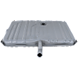 Fuel Tank, 17 Gallons / 64 Liters, With Lock Ring, 3 Vent Pipes, and Filler Neck, Without Seal(s)