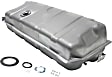 1972 Chevrolet Corvette Base - Galvanized Steel Fuel Tank, 38 in. x 15-3/4 in. x 11-3/4 in., Lock Ring Kit Included, 20 gallons / 76 liters