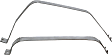 Fuel Tank Strap, 6 Cyl., 4.3L Engine, Fits 4-Door, 27.25 in. Length of Strap 1, 19.5 in. Length of Strap 2, Steel Material