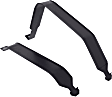 Fuel Tank Strap, 6 Cyl., 4.3L Engine, Fits 4-Door, 18 in. Length of Strap 1, 18.75 in. Length of Strap 2, Steel Material