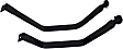 Fuel Tank Strap - 25.5 in. Length of Strap 1, 22.25 in. Length of Strap 2, Steel Material