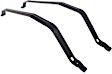 Fuel Tank Strap, 27.62 in. Length of Strap 1 and 2, Steel Material, Set of 2