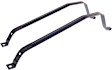 Fuel Tank Strap, 27.62 in. Length of Strap 1 and 2, Steel Material, Set of 2