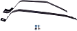 Fuel Tank Strap, 4 Cyl., 2.4L Engine, 28 in. Length of Strap 1, 27.75 in. Length of Strap 2, Steel Material