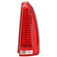 2006-2011 Cadillac DTS - Passenger Side Tail Light, with Bulb, Halogen, Clear and Red Lens, 8 Cyl., 4.6L Engine