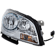 Passenger Side Headlight, with Bulb, Halogen, Clear Lens
