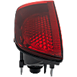 2010-2013 Chevrolet Camaro - Passenger Side, Outer Tail Light, with Bulb, Halogen, Red Lens, With RS Package