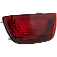 Driver Side, Outer Tail Light, with Bulb, Halogen, Red Lens, With RS Package
