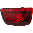 Driver Side, Outer Tail Light, with Bulb, Halogen, Red Lens, With RS Package