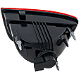 Driver Side, Outer Tail Light, with Bulb, Halogen, Red Lens, With RS Package